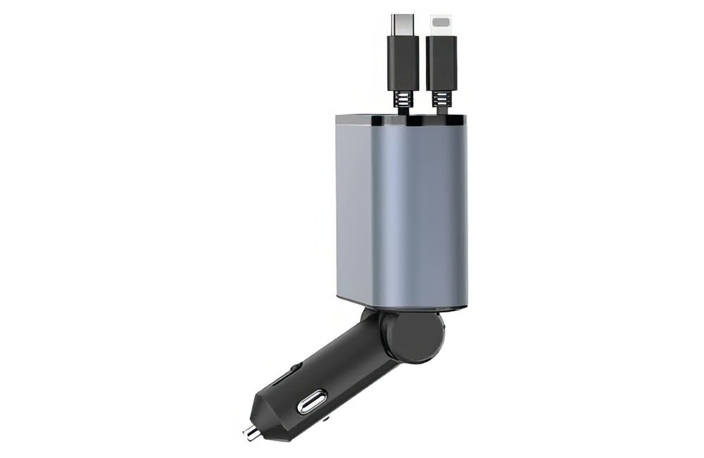 RETRACTABLE 4 IN 1 CAR CHARGER - DrivePlay